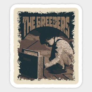 The Breeders Vintage Radio Sticker